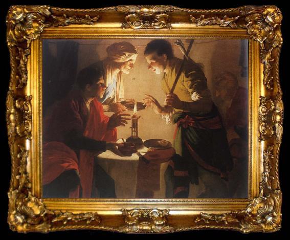 framed  Hendrick Terbrugghen Esau sold its first birthright, ta009-2