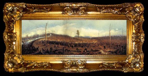 framed  James Walker The Battle of Chickamauga,September 19,1863, ta009-2
