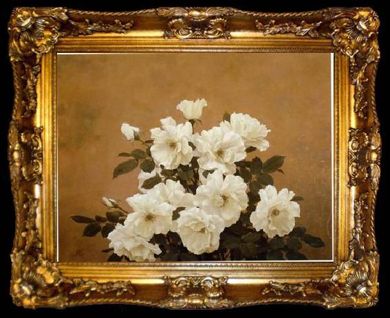 framed  unknow artist Still life floral, all kinds of reality flowers oil painting 33, ta009-2