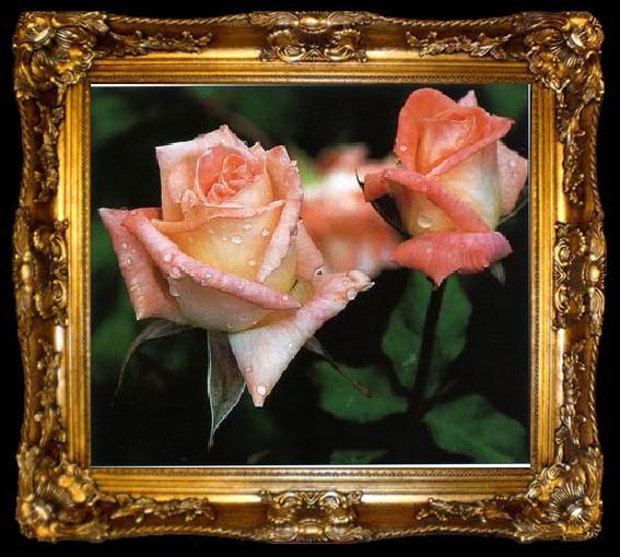 framed  unknow artist Still life floral, all kinds of reality flowers oil painting  157, ta009-2