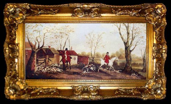 framed  unknow artist Classical hunting fox, Equestrian and Beautiful Horses, 152., ta009-2