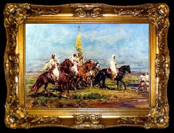 framed  unknow artist Arab or Arabic people and life. Orientalism oil paintings 515, ta009-2