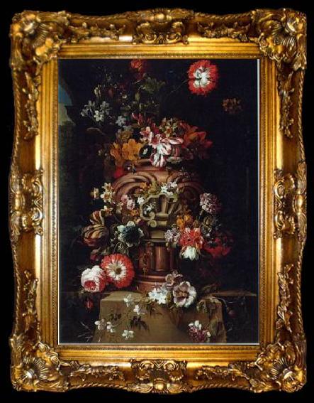 framed  unknow artist Floral, beautiful classical still life of flowers.126, ta009-2