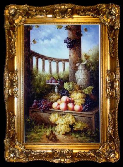 framed  unknow artist Floral, beautiful classical still life of flowers 023, ta009-2