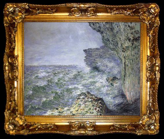 framed  Claude Monet The Sea at Fecamp, ta009-2