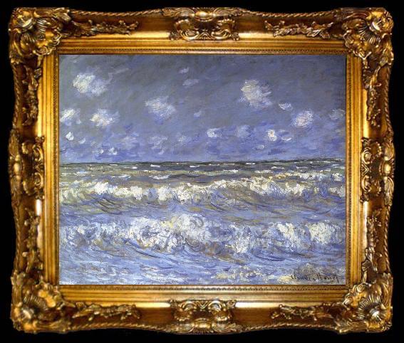 framed  Claude Monet A Stormy Sea, ta009-2