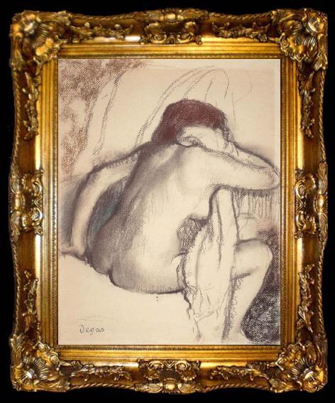 framed  Edgar Degas After The Bath, ta009-2