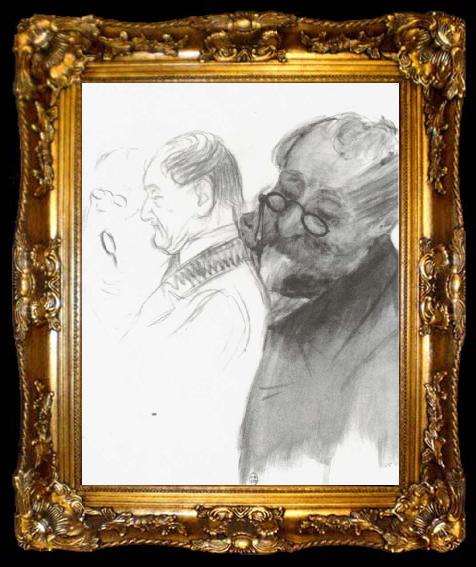 framed  Edgar Degas Notebook sketches, ta009-2