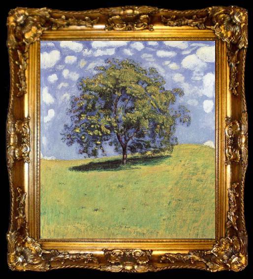 framed  Ferdinand Hodler The nut tree, ta009-2