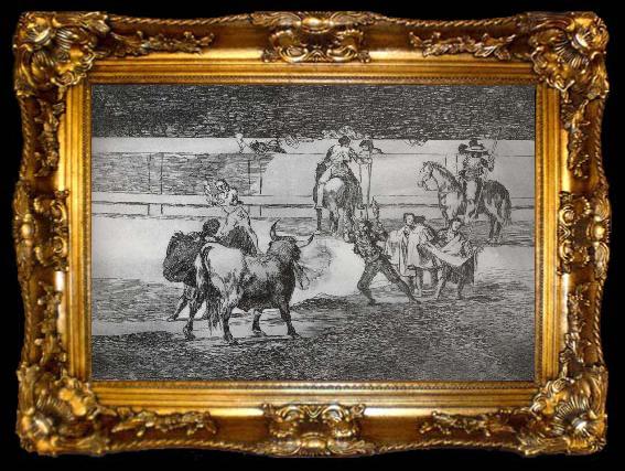 framed  Francisco Goya Banderillas de Fuego, ta009-2