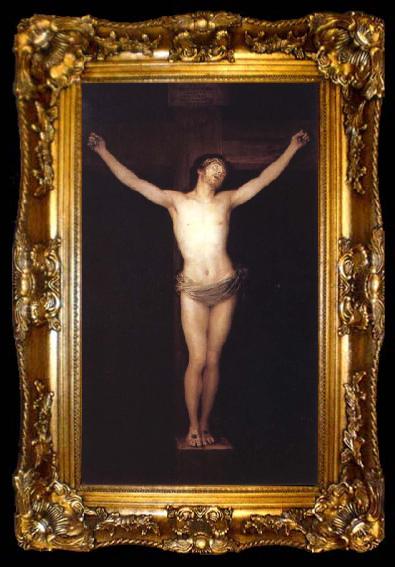 framed  Francisco Goya Crucified Christ, ta009-2