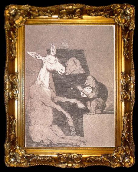 framed  Francisco Goya Ni mas ni menos, ta009-2