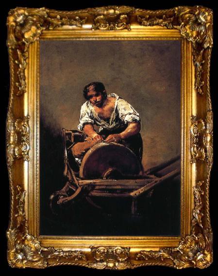 framed  Francisco Goya Knife Grinder, ta009-2