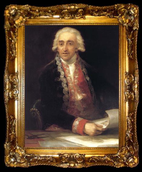 framed  Francisco Goya Juan de Villanueva, ta009-2