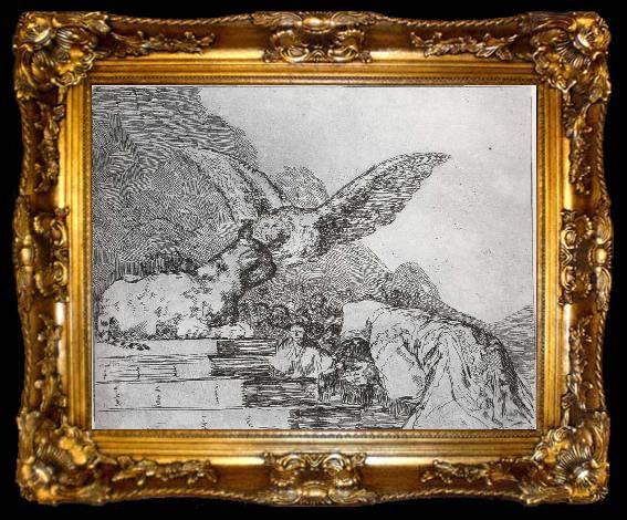 framed  Francisco Goya Gatesca pantomima, ta009-2