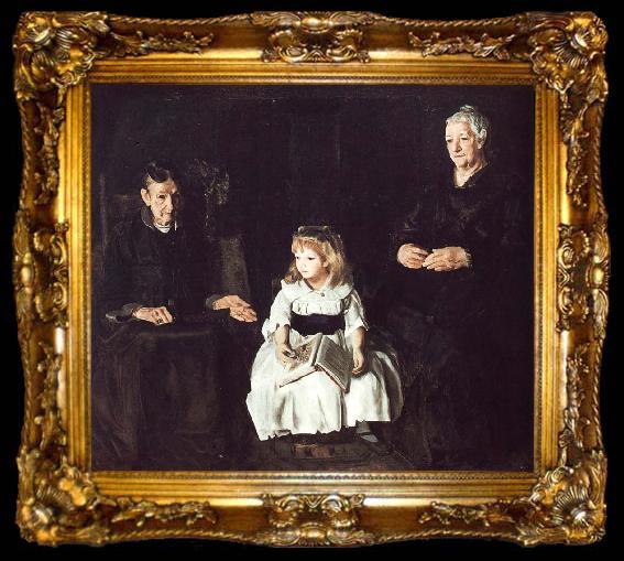 framed  George Wesley Bellows Jan  Ailino and Anna, ta009-2