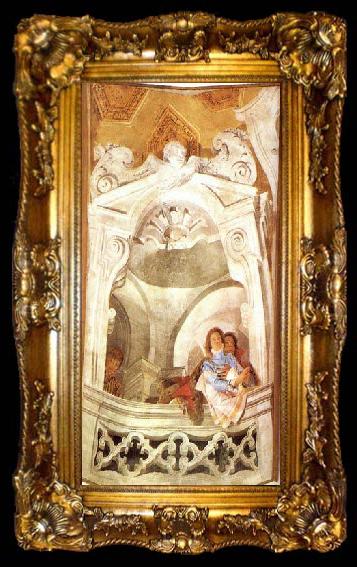 framed  Giovanni Battista Tiepolo Worshippers, ta009-2