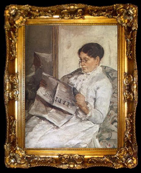 framed  Mary Cassatt Artist-s mother, ta009-2