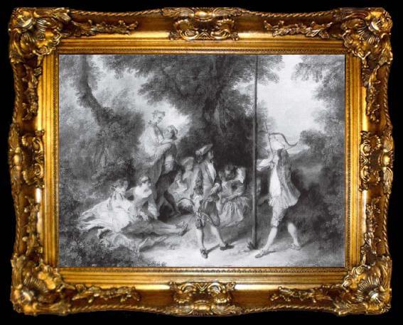 framed  Nicolas Lancret The Four Ages of Man  Maturity, ta009-2