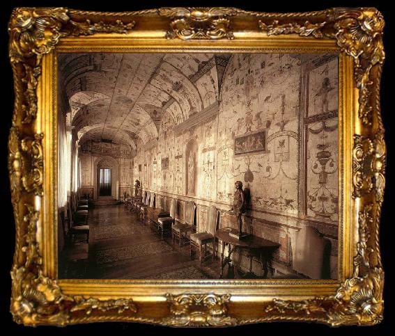 framed  RAFFAELLO Sanzio The Loggetta of Cardinal Bibbiena, ta009-2