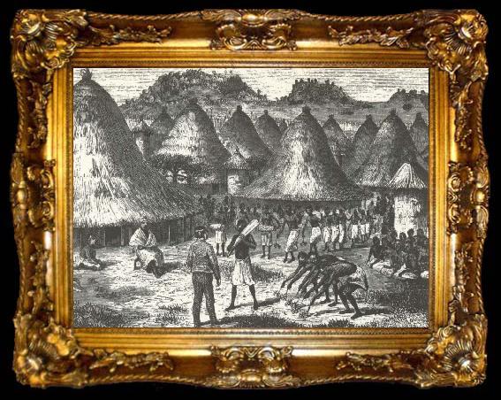 framed  unknow artist Livingstone neck of hovdingen in an deposit jungle, ta009-2
