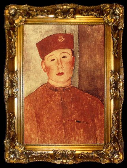 framed  Amedeo Modigliani Le Zouave, ta009-2