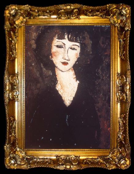 framed  Amedeo Modigliani Girl from Mountmartre, ta009-2