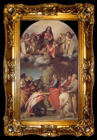 framed  Andrea del Sarto Panqi-s supposing, ta009-2