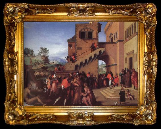 framed  Andrea del Sarto Dream, ta009-2