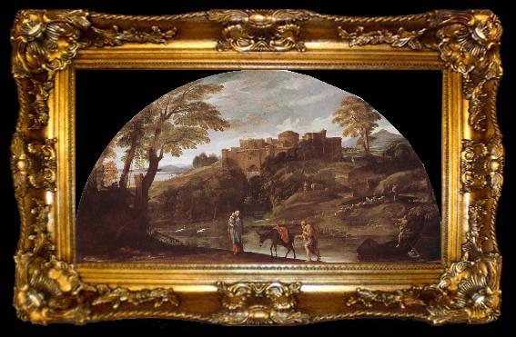 framed  Annibale Carracci Escape to Egypt, ta009-2