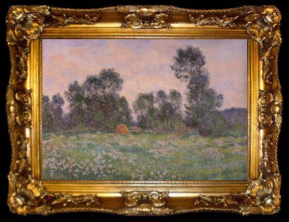 framed  Claude Monet Meadow in Giverny, ta009-2