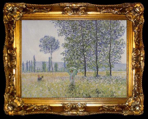 framed  Claude Monet Fields in Spring, ta009-2