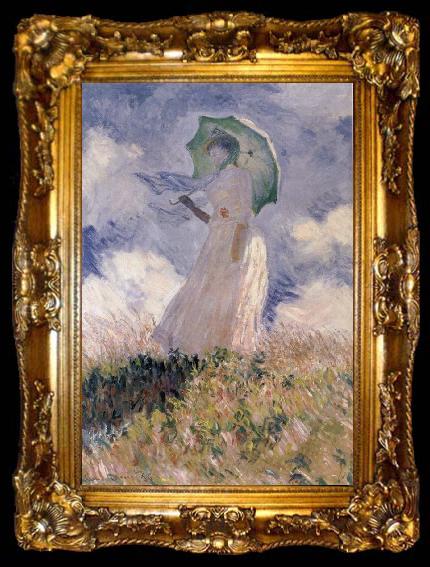 framed  Claude Monet Study of a Figure outdoors, ta009-2