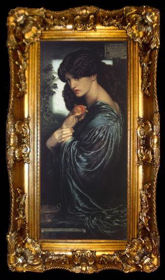 framed  Dante Gabriel Rossetti Proserpine, ta009-2