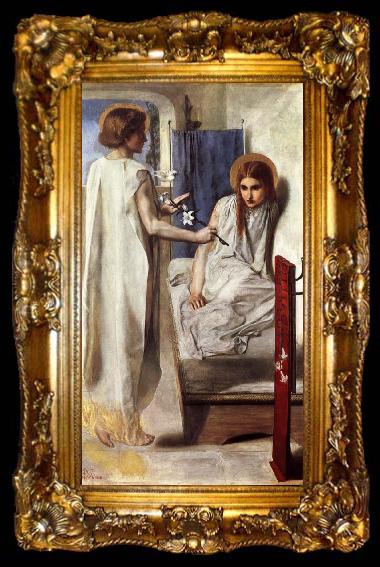 framed  Dante Gabriel Rossetti The Annunciation, ta009-2