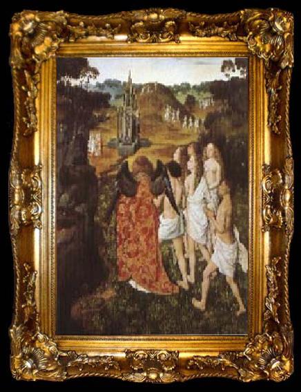 framed  Dieric Bouts The way to Paradise, ta009-2