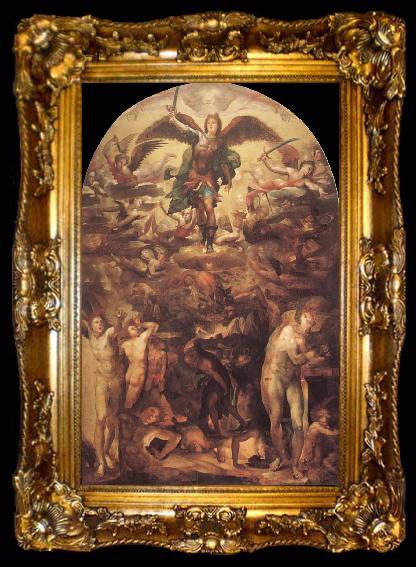 framed  Domenico Beccafumi Anglarnas large, ta009-2