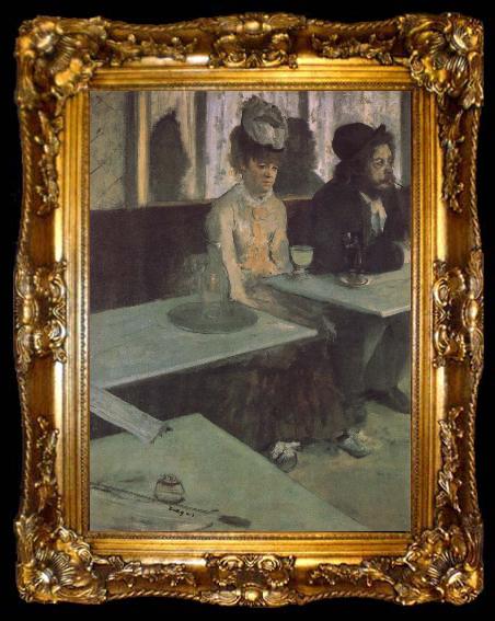 framed  Edgar Degas The Absinth Drinker, ta009-2