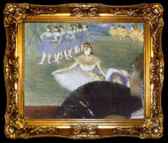 framed  Edgar Degas The Star or Dancer on the Stage, ta009-2