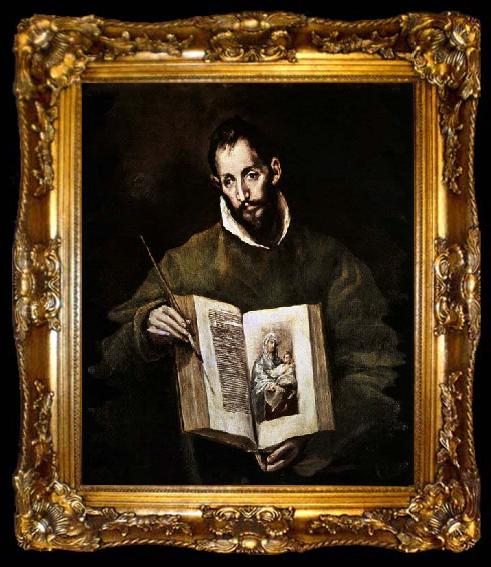 framed  El Greco St Luke, ta009-2