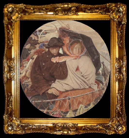 framed  Ford Madox Brown The Last of England, ta009-2