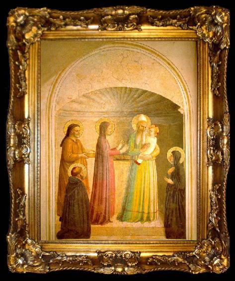 framed  Fra Angelico Presentation of Jesus in the Temple, ta009-2