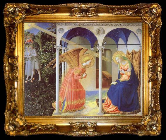 framed  Fra Angelico Detail of the Annunciation, ta009-2