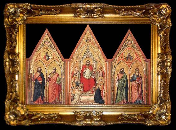 framed  GIOTTO di Bondone The Stefaneschi Triptych, ta009-2
