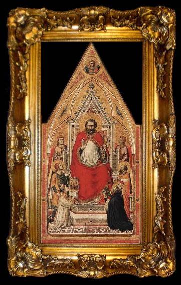 framed  GIOTTO di Bondone St Peter Enthroned, ta009-2