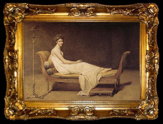 framed  Jacques-Louis David Madame Recamier, ta009-2