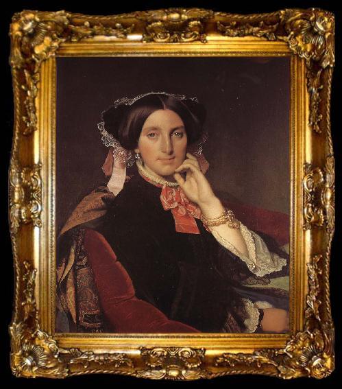 framed  Jean-Auguste Dominique Ingres Lady of Hery, ta009-2