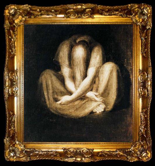 framed  Johann Heinrich Fuseli Silence, ta009-2