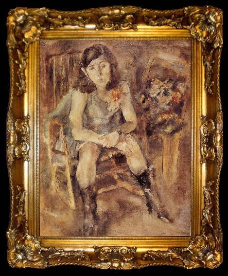 framed  Jules Pascin General Girl, ta009-2