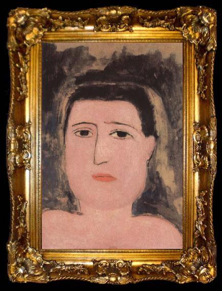 framed  Marie Laurencin Portrait of Apolina, ta009-2
